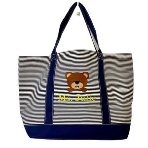 🐻 MS. JULIE bear tote bag